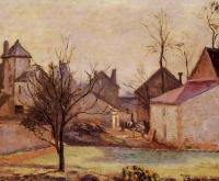 Pissarro, Camille - Farmyard in Pontoise